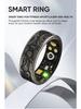 W9 Retro Smart Ring: Heart Rate, Blood Oxygen, Sleep & Calorie Tracker