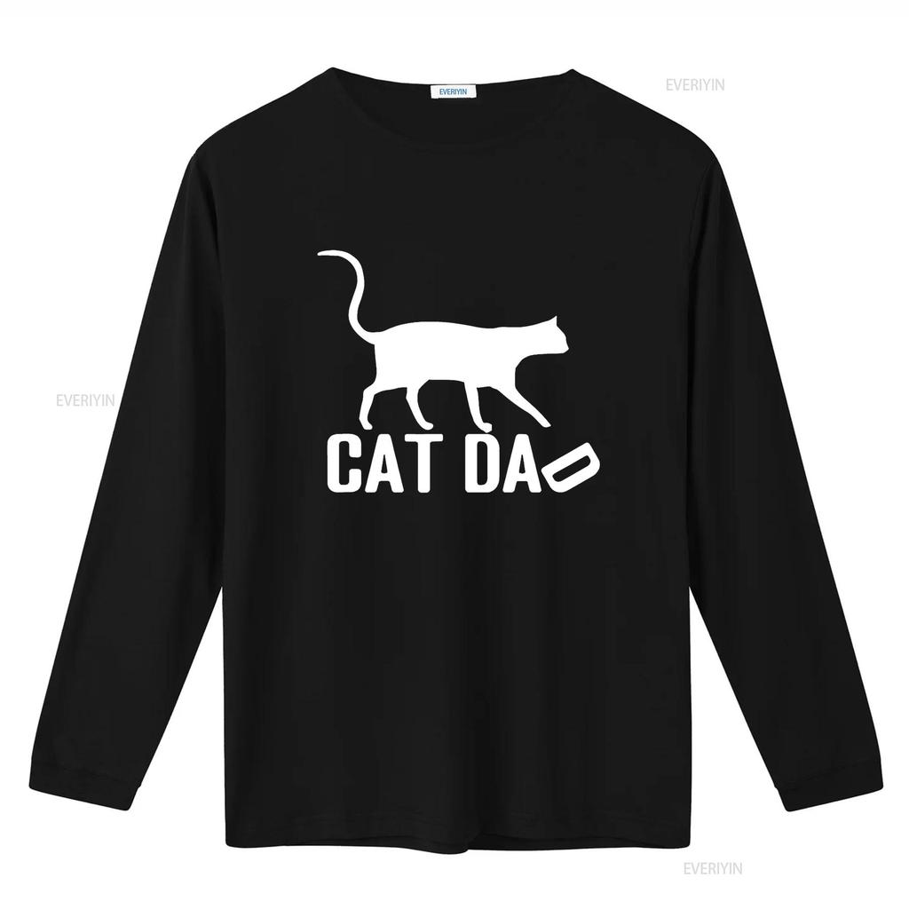 Cat Dad T Shirt Perfect for Father s Day vintage Washed Breathable Stylish Unisex Top For Everyday Wear Casual Stretched
