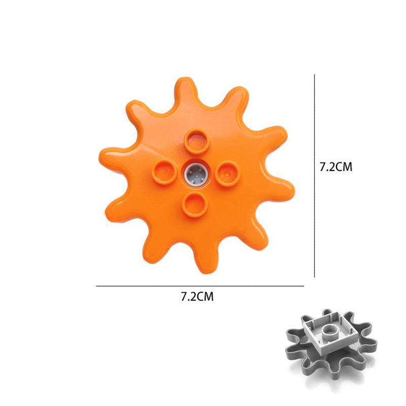 Big Building Blocks Playground Parts Slide Ladder Gear Swing Compatible Bricks Baby Assemble Interactive Toys Gift