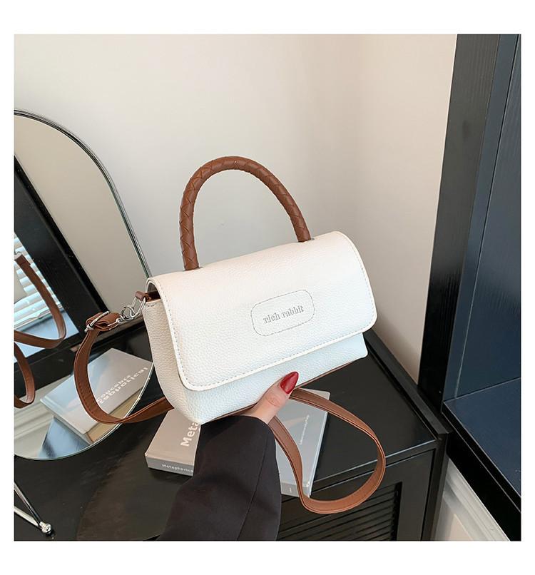 2024 New Fashion Color Block Minimalist Summer Women's Bag Pu Material Versatile Casual Handbag Shoulder Crossbody Bag