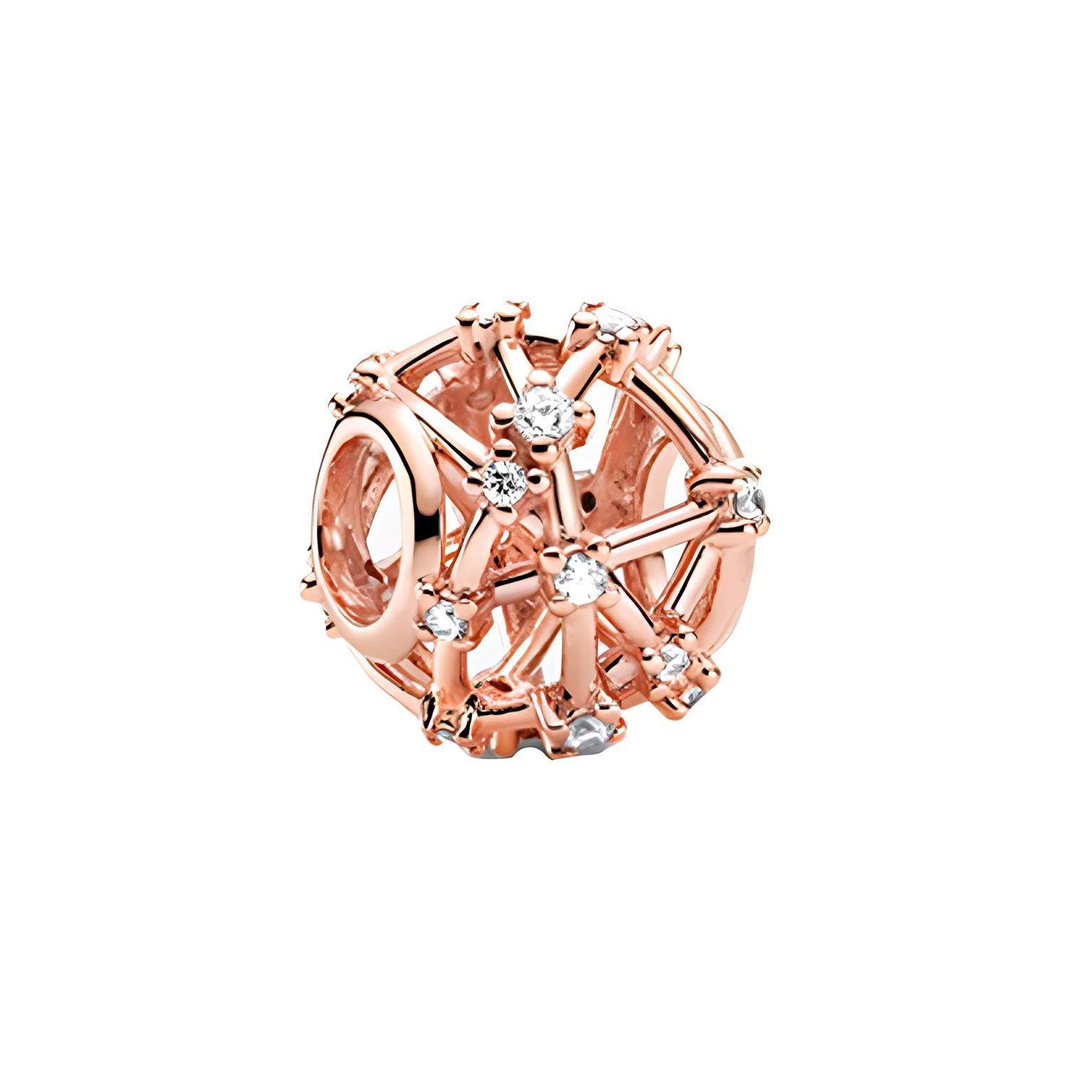 Pandora Hollow Star Constellation Charm Women Charm Rose-Gold 789240C01 Rose Gold