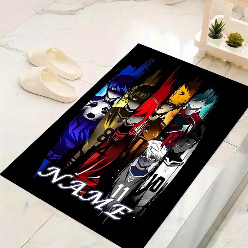 Custom 1Pc Anime Characters Poster Rug Office Carpet Indoor Outdoor Entrance Doormat Nonslip Soft And Comfortable Living Room D29159