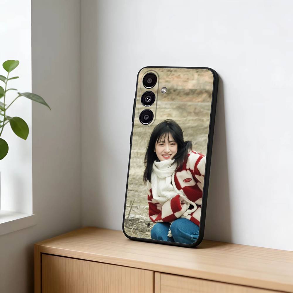 Chinese Actress S-Shen Y-Yue Phone Case For Samsung Galaxy A91,80,73,72 ,71,53,52,32 ,31,22,21s,20,Soft Black Case