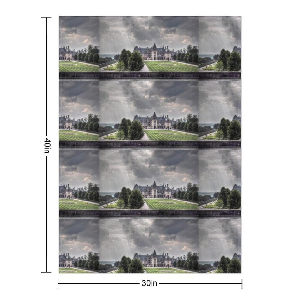Biltmore Estate Throw Blanket Luxury Designer for Sofa Weighted for Winter Blankets