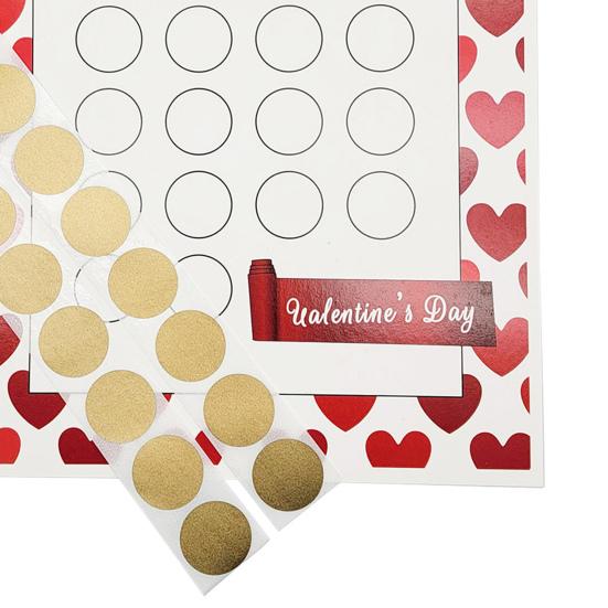 1 Set Rubbelkarten Liebe über 14 Dinge, die ich Dir zum Valentinstag Rubbelkarte Romantisch