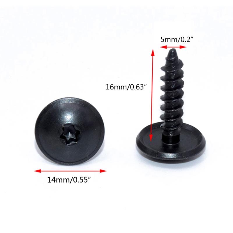 20pcs/lot Engine Cover Undertray Splashguard Wheel Arch Torx Screw Fastener Clips Universal For VW A4L Clips