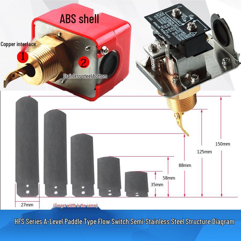 High-Quality HFS Series Fire Paddle Flow Switch (Models: HFS-15, HFS-20, HFS-25)