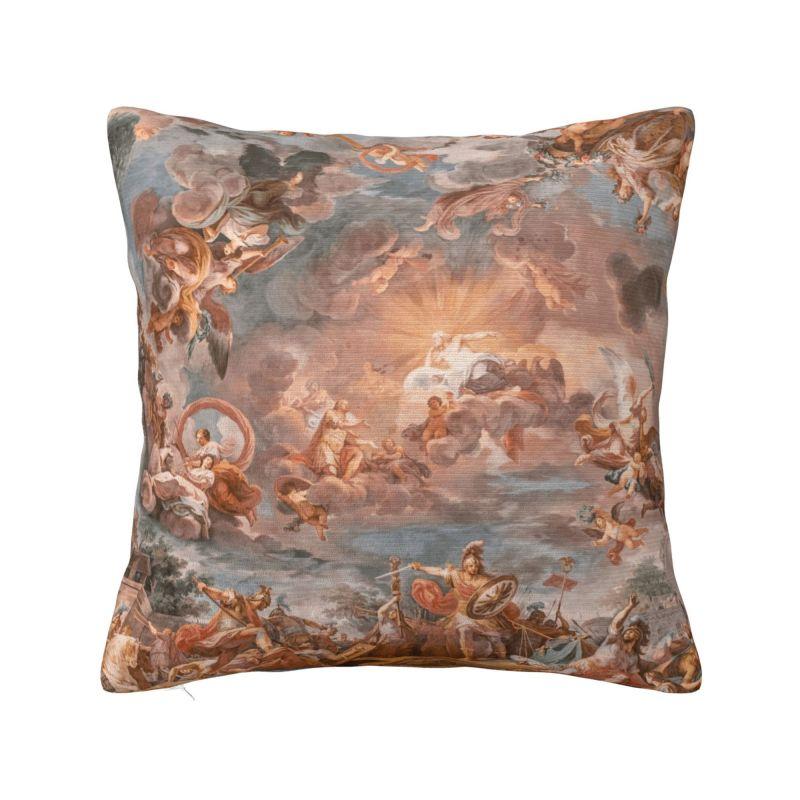 Aesthetic Renaissance Angel Cushion Cover Boucher Rococo Art Soft Nordic Pillow Decor Home