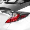 For 2016- Toyota CHR C-HR Carbon Fiber Look Rear Tail Light Lamp Cover Trim