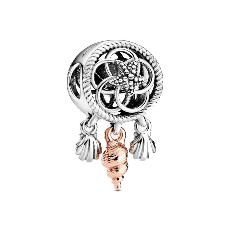 Ocean Series Octopus Turtle Dolphin Sea Star Mermaid Pendant Fit Original Bracelet Copper Pendant Logo Jewelry Pendant