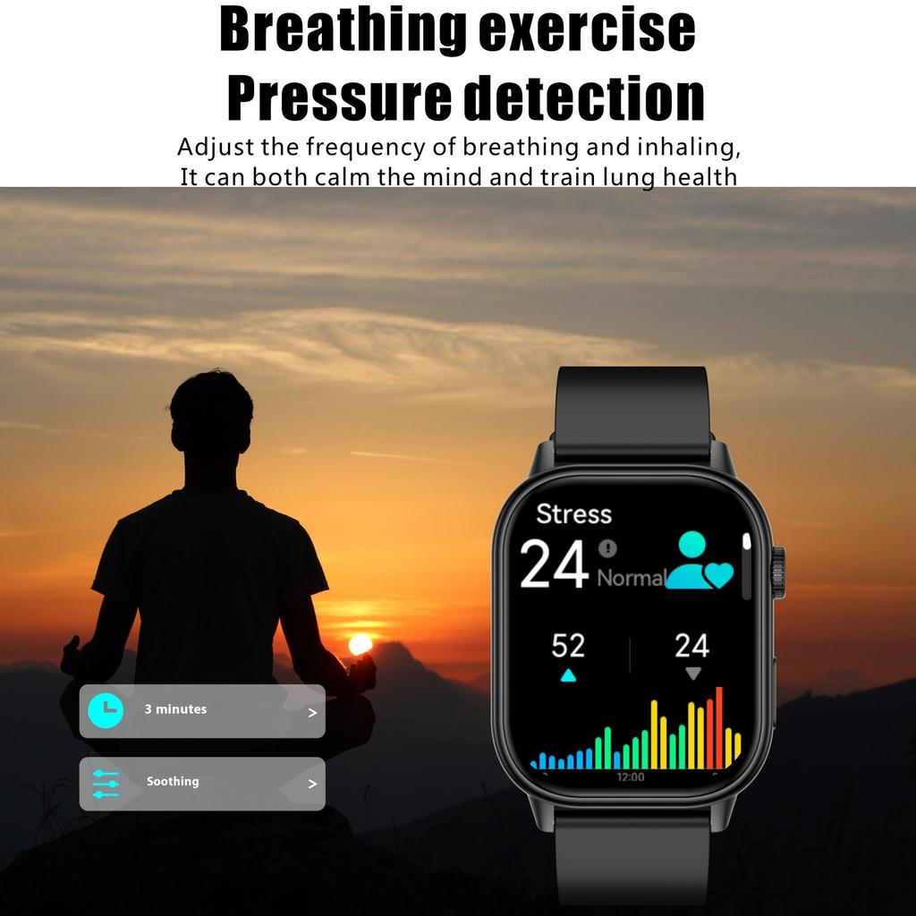 QX17 GPS Smartwatch Heart Rate Blood Oxygen Sleep Monitor Waterproof Calling Sports Watch