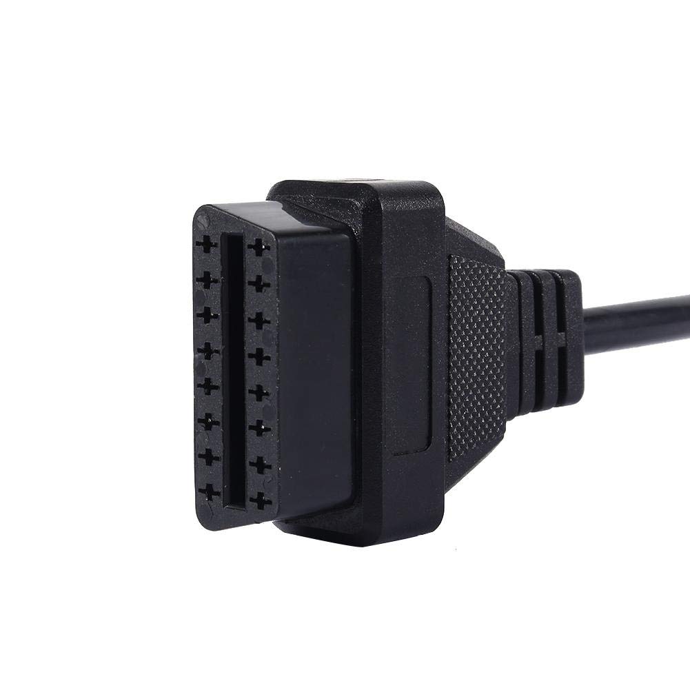 Keenso OBD1 12-pinners til OBD2 16-pinners biladapterkabel diagnostikkabel kontakt