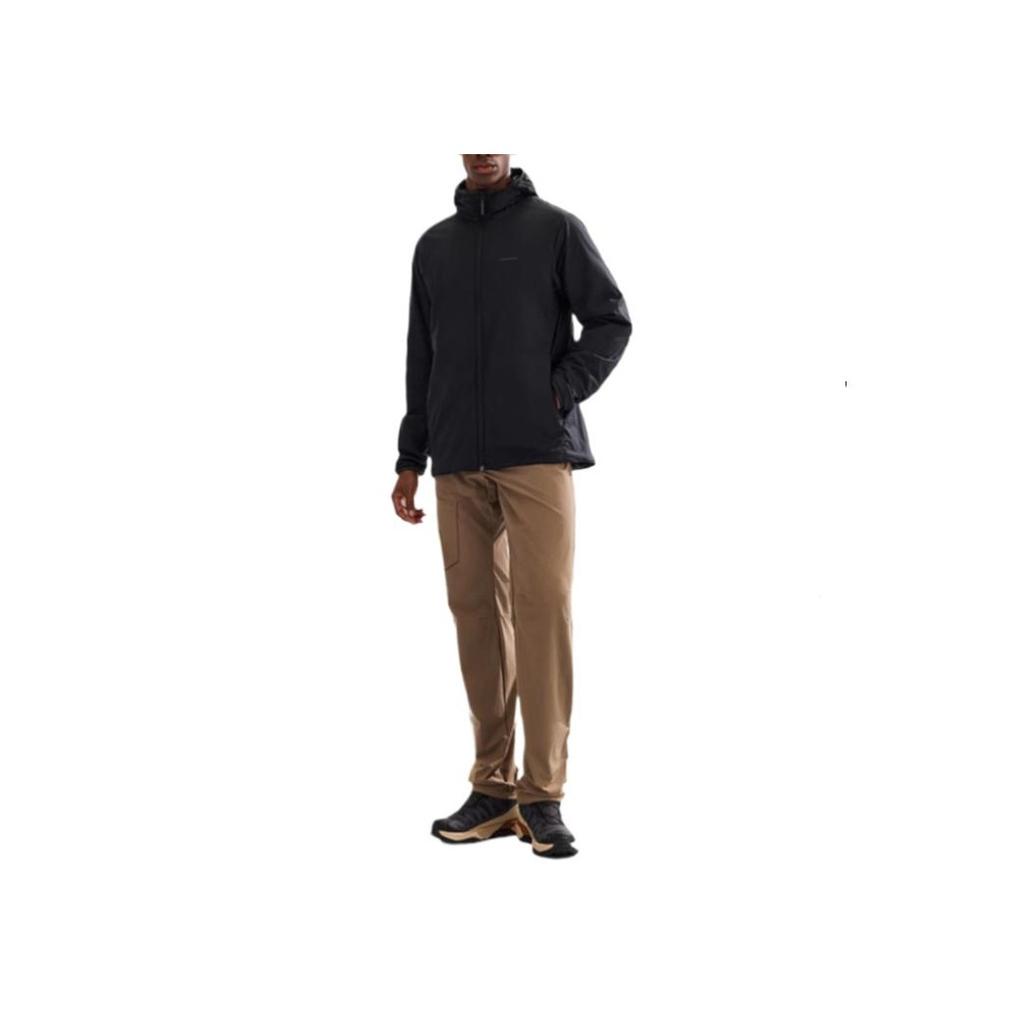Salomon FW/AW24 Outdoor Series Windproof Warm Comfortable Cotton Jacket Men Jacket Deep-Black C22980
