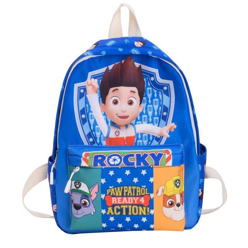And Fun Colorful Kids Nylon Backpack For School With Paw Patrol Design
