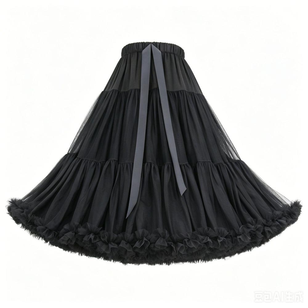 Super Puffy Petticoat Boneless Design Knee Length Petticoat Boneless Underskirt Rockabilly Styling