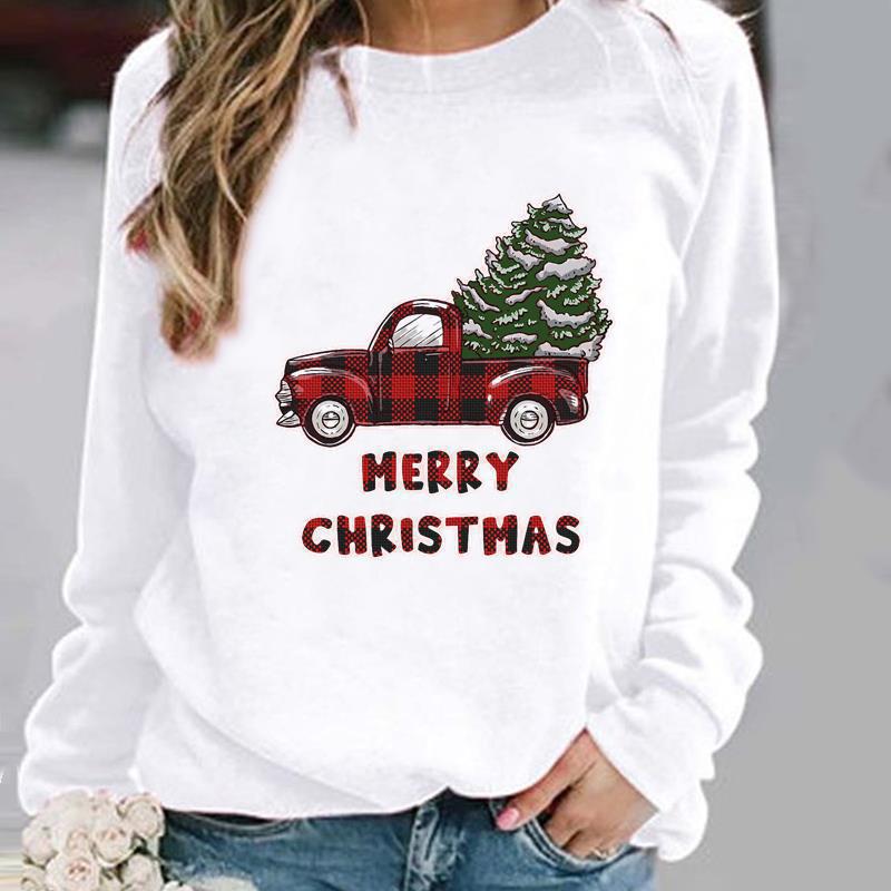 Women's Cute Santa Claus Christmas Hoodie