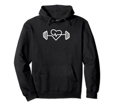 Dumbbells | Workouts | Hobbies | Gym | Fitness | Muscle Fit Hoodie