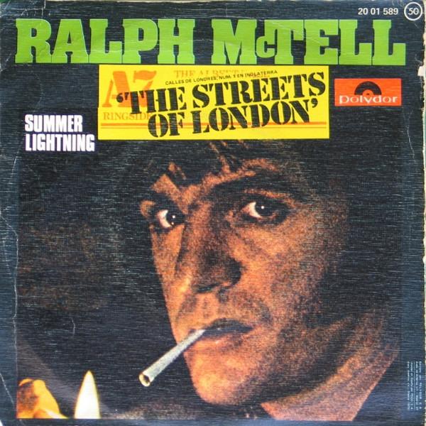 7inch Record RALPH MCTELL - The Streets Of London 2001589 Polydor 1975 UK Rock Used