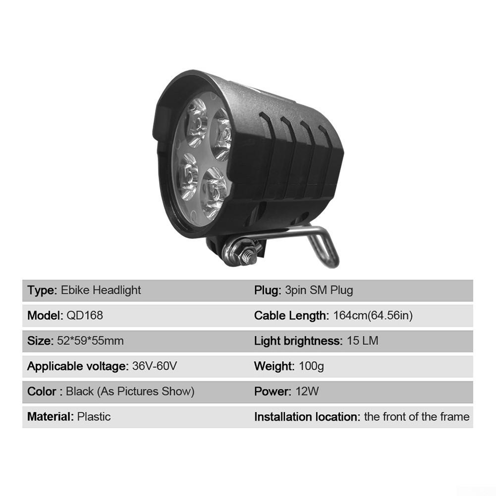 Components Ebike Parts DK336 Switch Front Light Brand New