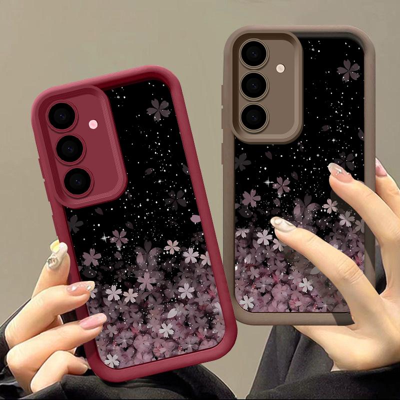 Sakura Case For Samsung Galaxy S26 S24 S23 Ultra S22 S21 FE S25 Edge Plus A15 A56 A34 A35 A57 A54 A55 5G Shockproof Cover