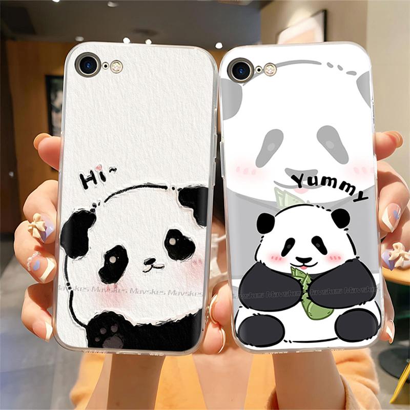 For iPhone SE 2020 Case Fashion Cartoon Soft TPU Back Cover For iPhone SE Clear Silicone Casing Protective Cases For iPhoneSE