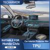 TPU Protective Film for Honda Civic 2022-2025 Interior Anti-Scratch Transparent Sticker