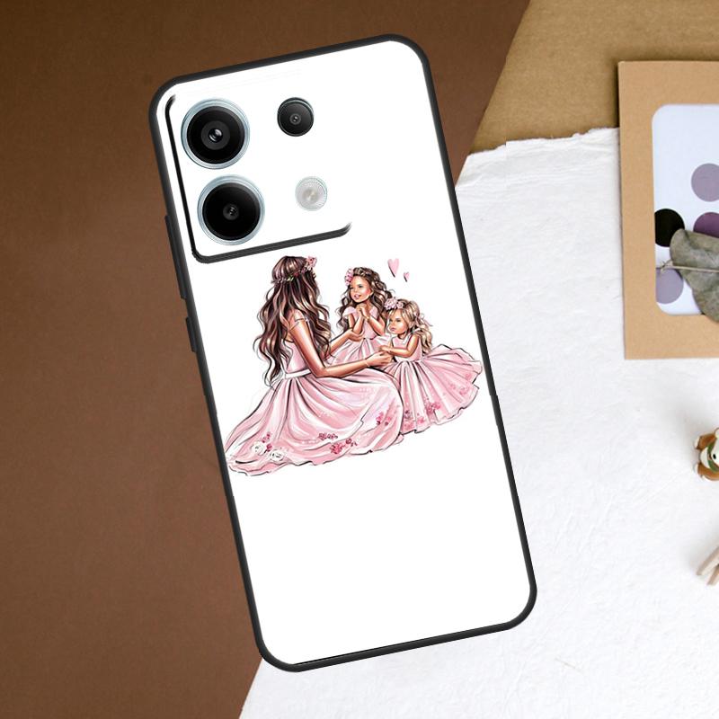 Mutter und Tochter Hülle Für Redmi Note 13 Pro Plus 9 10 11 12 Pro 9S 10S 11S 12S Hülle Für Redmi 12 C 10C 13C