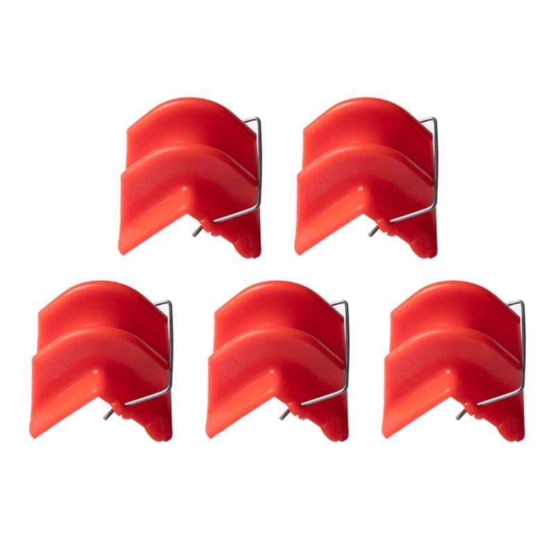 10Pieces High Altitude Safety Rope Protective Sleeve Anti Wear Fixed Rope Retraction Device Right Angle Rope Protector