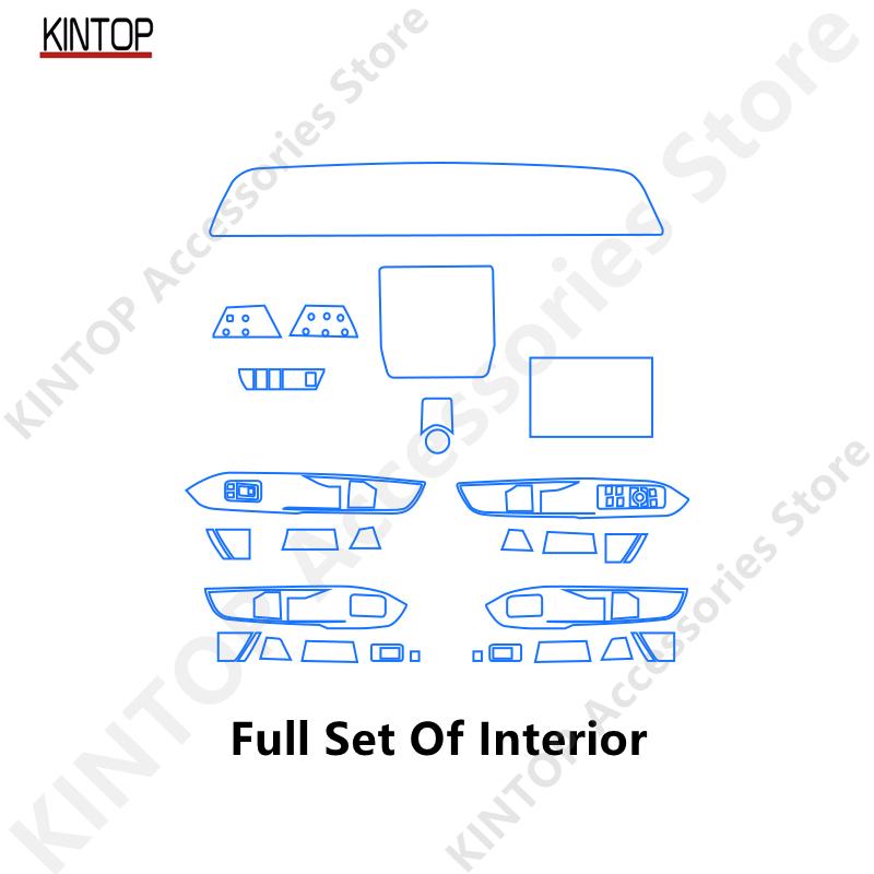 BFEOP1 For CADILLAC VISTIQ 24-26 Car Interior Center Console Transparent TPU Protective Film Anti-scratch Repair Accessories Refit
