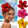 Bangs Clip Hibiscus Flower Hairpin Cloth Bohemian Style Hair Clip  Summer