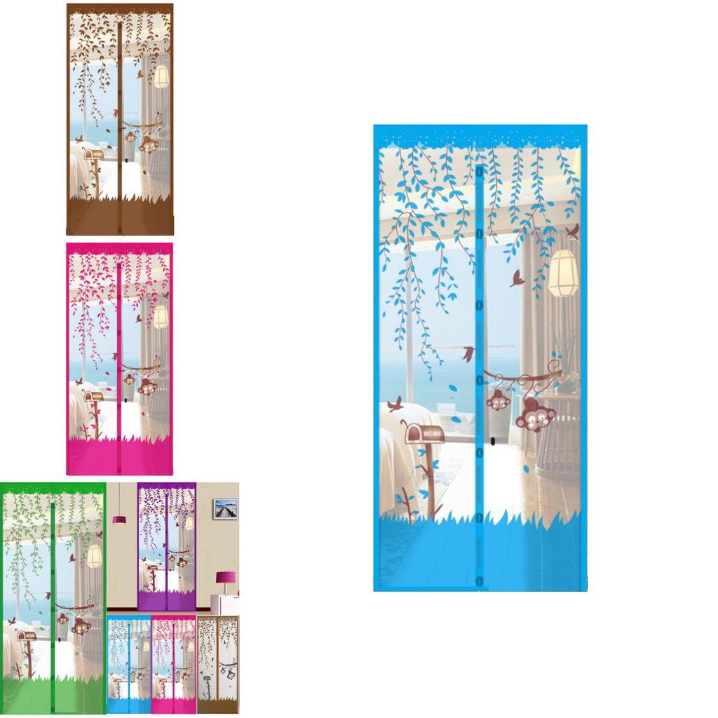 Anti Mosquito Magnetic Mesh Door Screen With Hands-free Automatic Closure**
