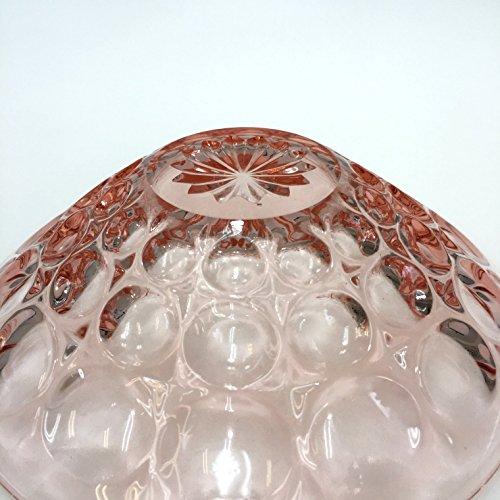 Aderia (ADERIA) Mittlere Schalen, Korallenrosa, Maximal 15 cm x 4,5 cm hoch, Suigetsu Dessertschalen, 3er-Set, Hergestellt in Japan, F-70384