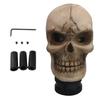 car skull gear shift knob kit Universal Car Skull Head Manual Gear Stick Shift Knob Shifter Lever Black car accessories