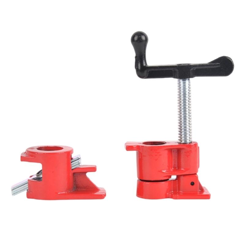 Antislip Heavy Duty Ergonomic Design Woodworking Pipe Clamps for Precise Gluing and Craft Projects DIY Professional Use