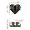 Self Adhesive Silicone Heart Shaped Cable Organizer 4PCS USB Charging Wire Winder Desk Clip Holder Home Office Wire Holder Clip
