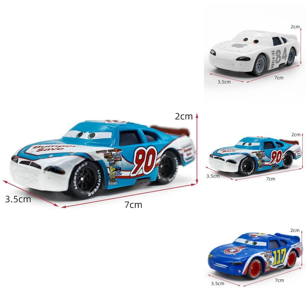 Durable Cars Lightning Mcqueen Alloy Toy Model Sheriff And Cabrera For Kids