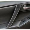 4X Carbon Fiber Interior Door Handle Panel Trim Fits For Mazda 3 Axela 2010-2013