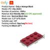 WANGE 4*2 Building Blocks 85Pcs Small Compatible Bricks 8-Hole Low Elements Accessories MOC DIY Bulk Kids Toy No.3020