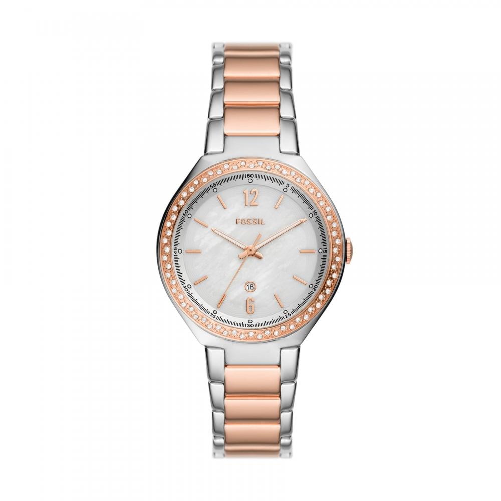 

Fossil Women s Ashtyn Three-Hand Date, Stainless Steel Watch