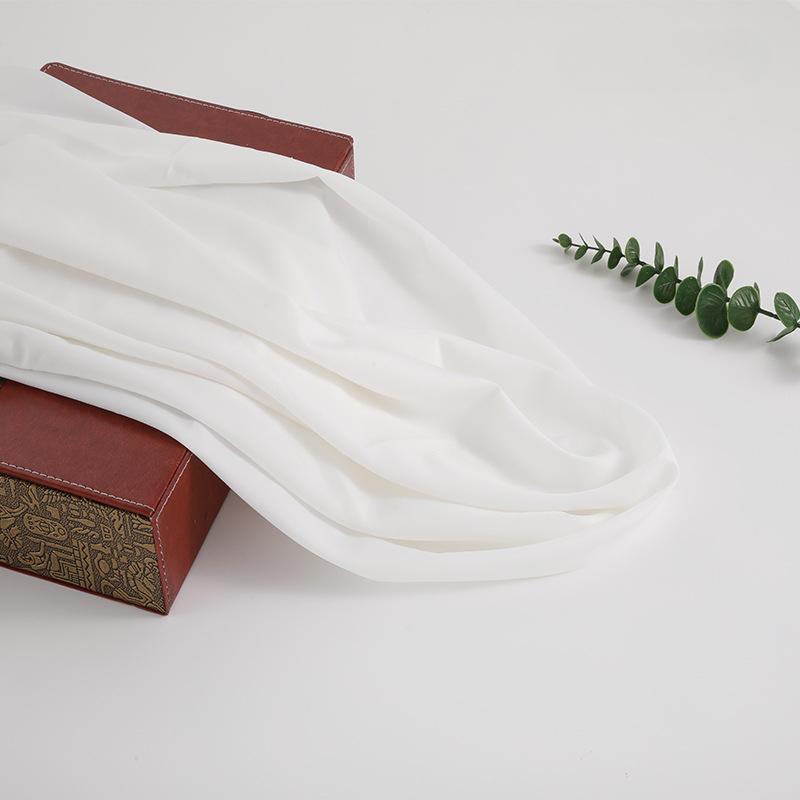 100x150cm High Grade Silk Hemp Impervious Twill Chiffon Cloth Ice Flocking Cloth Down Shirt Dress Wide Leg Pants Fabric