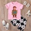 2026 Hot Sale Cartoons Baby Boys T Shirt Curious George Cartoon Print Kids TShirts Funny Monkey Children Girls Tops Clothes