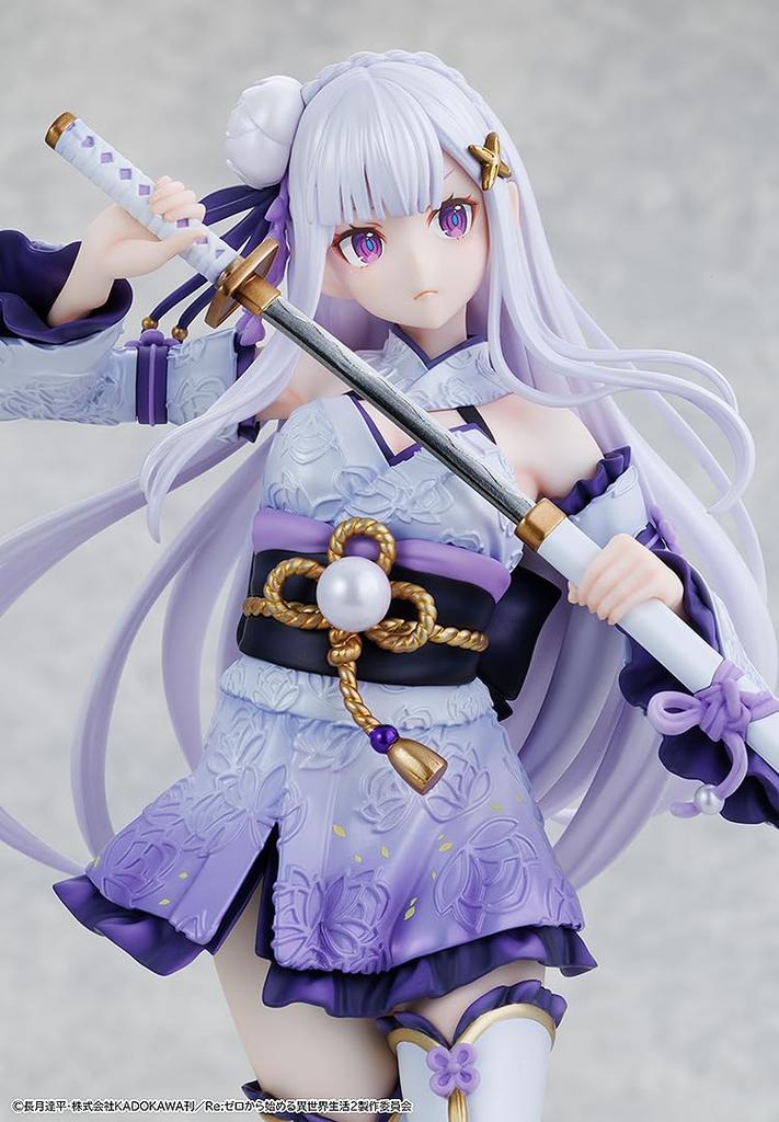 Kadokawa [KADOKAWA] Kdcolle Re:ZERO -Starting Life in Another World- Emilia Battle Costume Ver. 17 Scale Plastic Pre-painted Finished Product