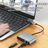 2500Mbps Network Card Type C To Ethernet Adapter 2.5G Gigabit LAN Adapter Support PD 100W Charging for Notebook Tablets Mac Book