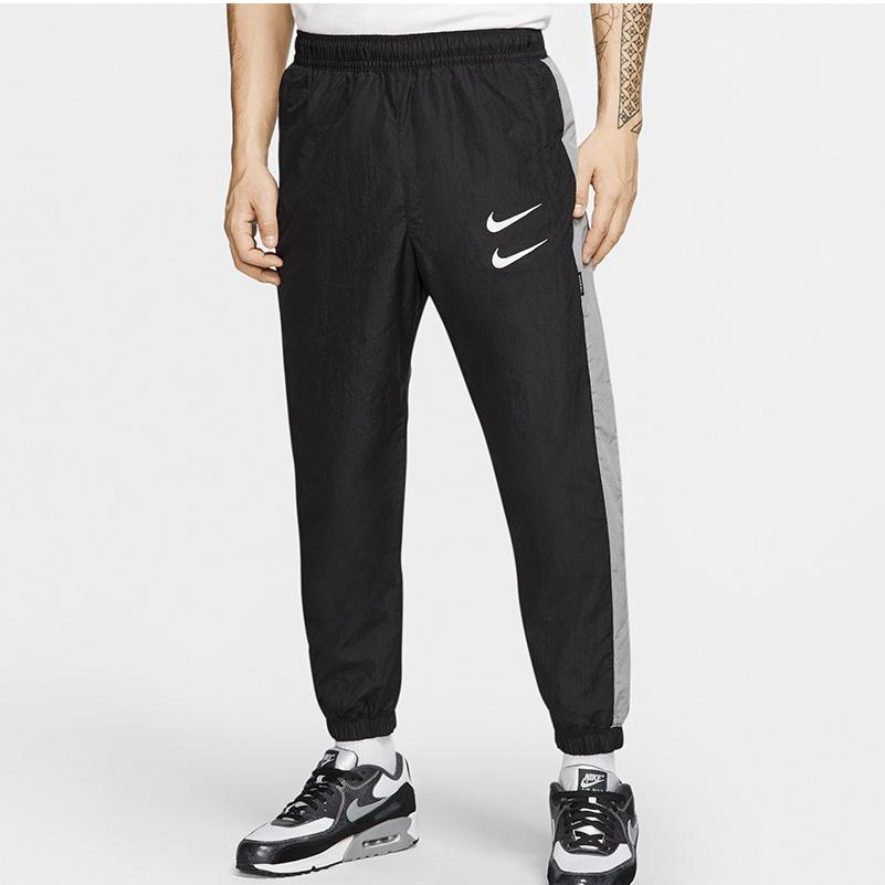Nike Woven Jogger Casual Knit Sports Pants Men Bottoms Black CJ4878-010