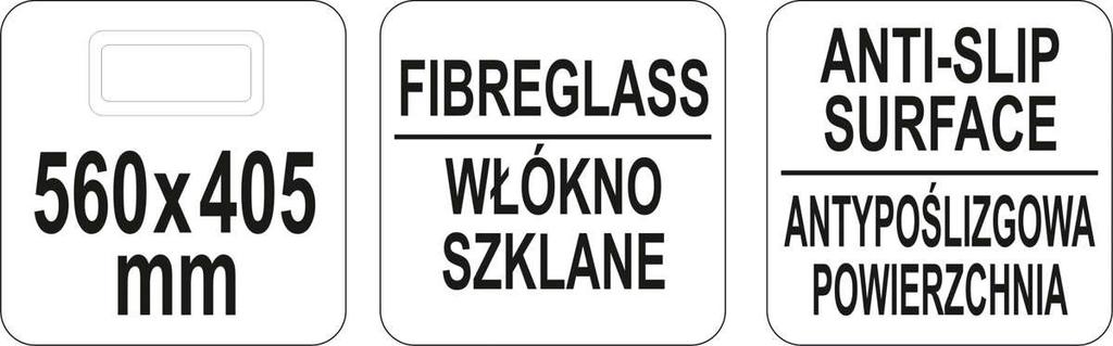 RECHTECKIGE KELLNERTABLETT 560*405MM - YG-02077