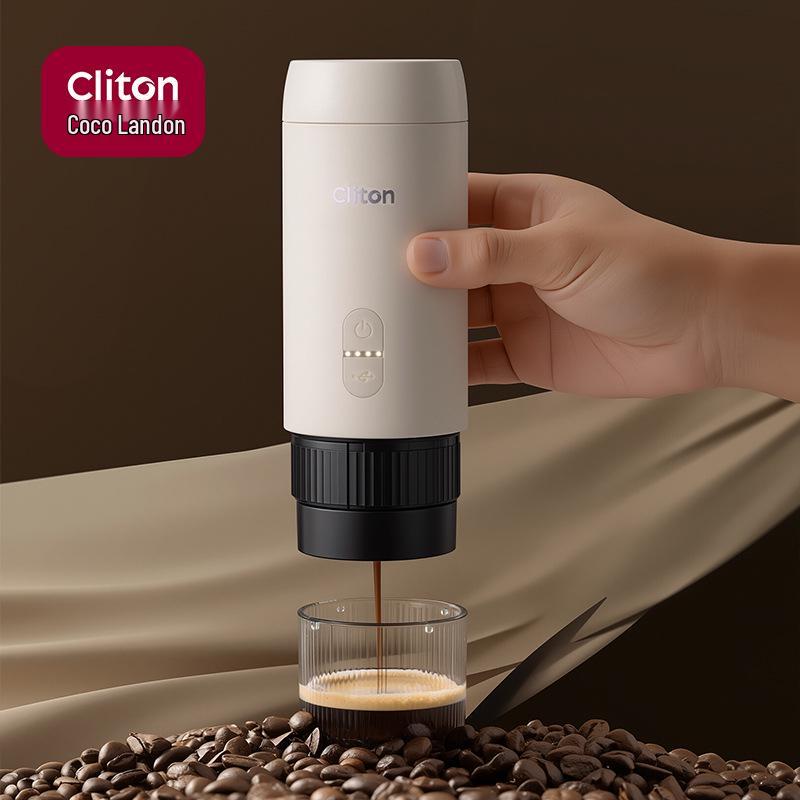 Cliton Portable Italian Espresso Capsule Machine - Semi-Automatic Moka Pot