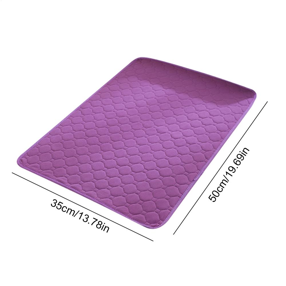 Pee Pads for Dogs Reusable Puppy Pads Pet Training Pads Waterproof Leakproof Mats Breathable Pet Supplies for Indoor Outdoor S фиолетовый