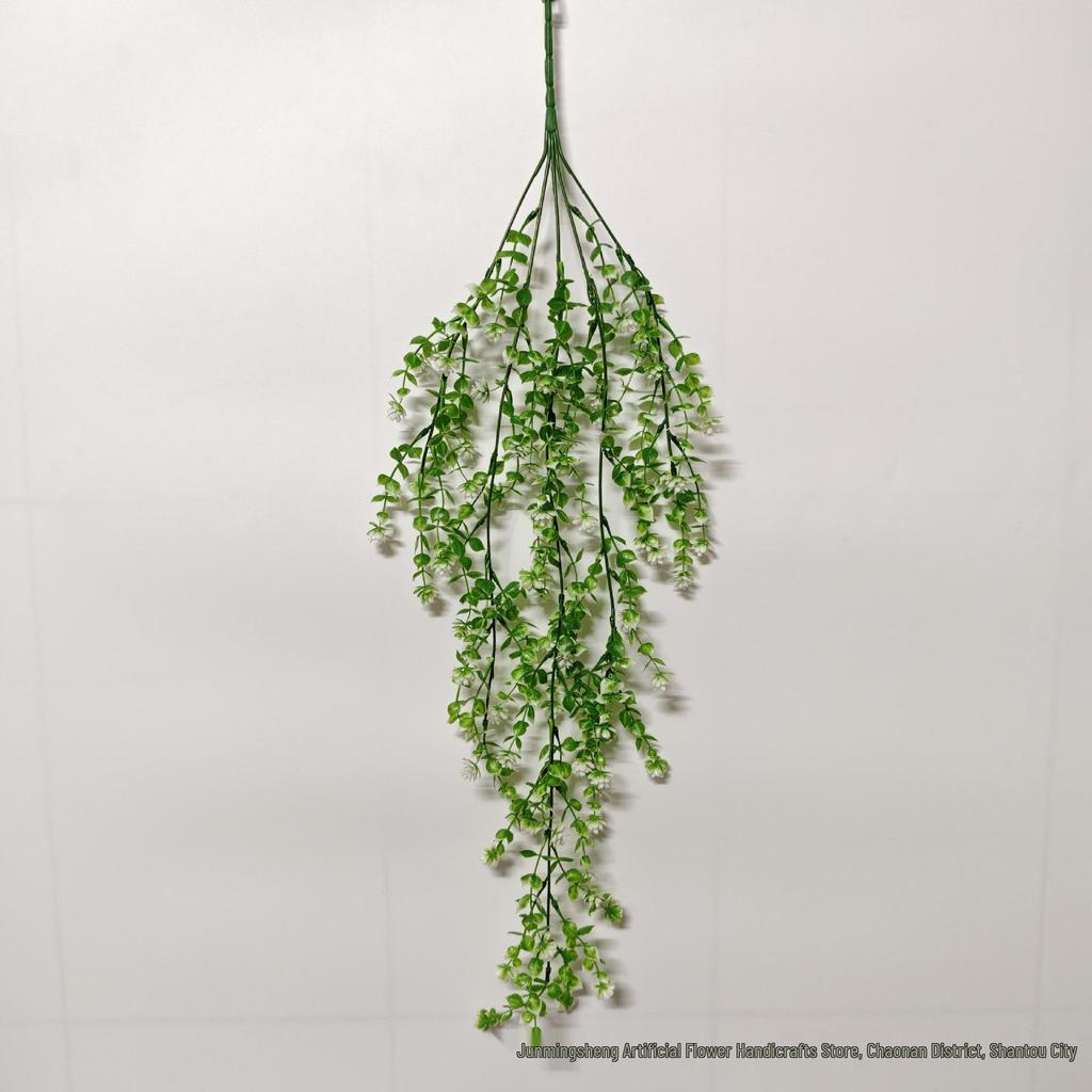 Cross-Border Eucalyptus Camellia Vine Fake Flower Wall Hanging Display
