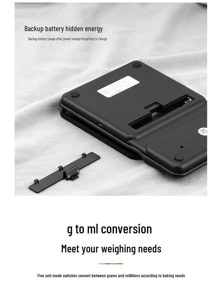 Multifunkční dobíjecí USB váha na kávu pour-over s časovačem