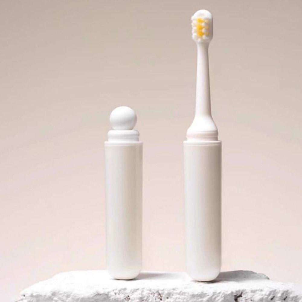 Portable 3 in 1 Travel Toothbrush Set Plastic Mouthwash Cup Toothpaste Storage Box for Daily Use